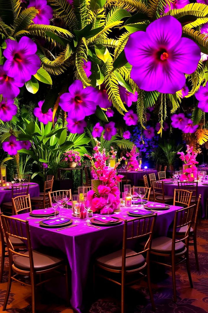 Purple Hibiscus Celebration - 22 Purple Wedding Theme Ideas