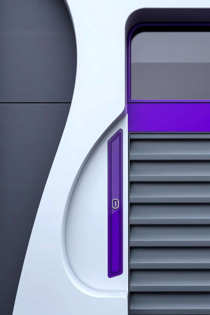 Purple and Grey Harmony - 22 Purple House Exterior Ideas