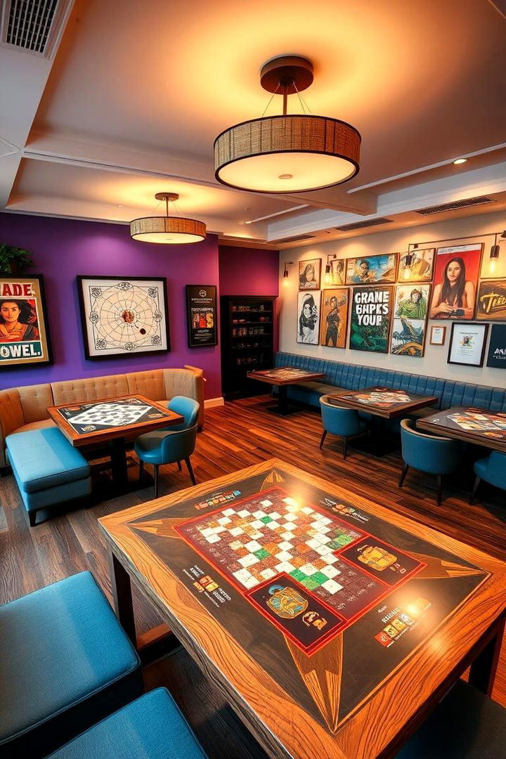 Puzzle and Strategy Gaming Hub - 22 Basement Game Room Ideas