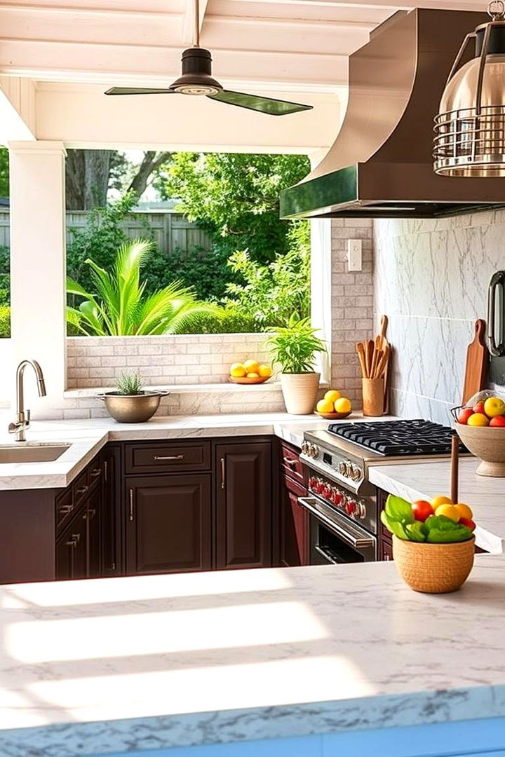 Quartzite Countertops - 22 Types of Outdoor Kitchen Countertops