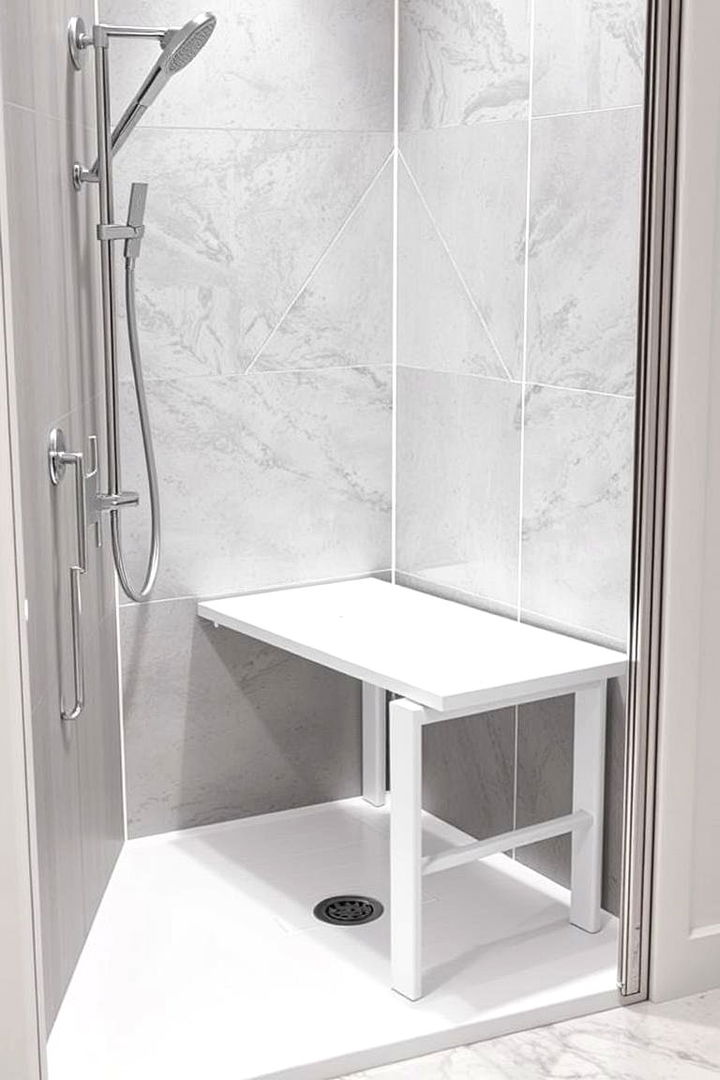 Quick Install Modular Shower Bench - 22 Shower Bench Ideas