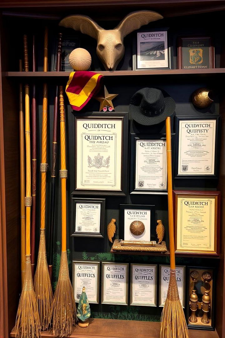 Quidditch Memorabilia Accent Pieces - 22 Harry Potter Decor Ideas