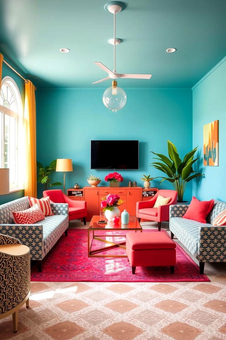 Radiant Coral - 22 Mexican Interior Paint Colors