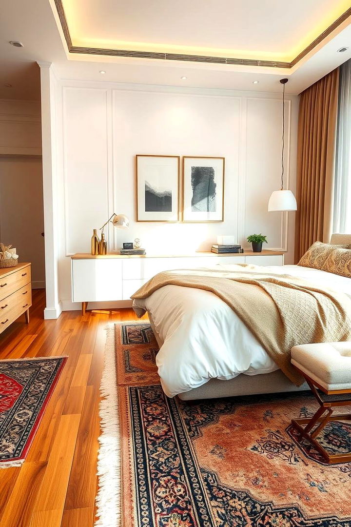 Radiant Golden Floor Elements - 22 Gold Bedroom Ideas