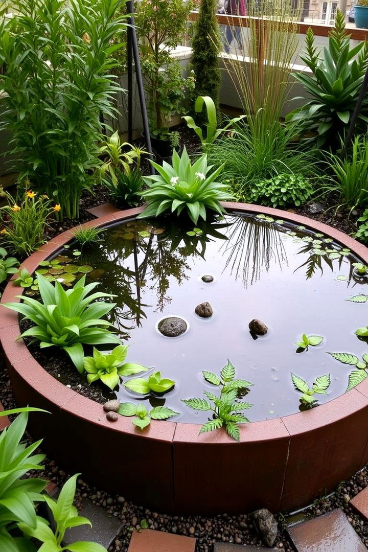 Rain Garden Circular Bed - 22 Round Garden Bed Ideas