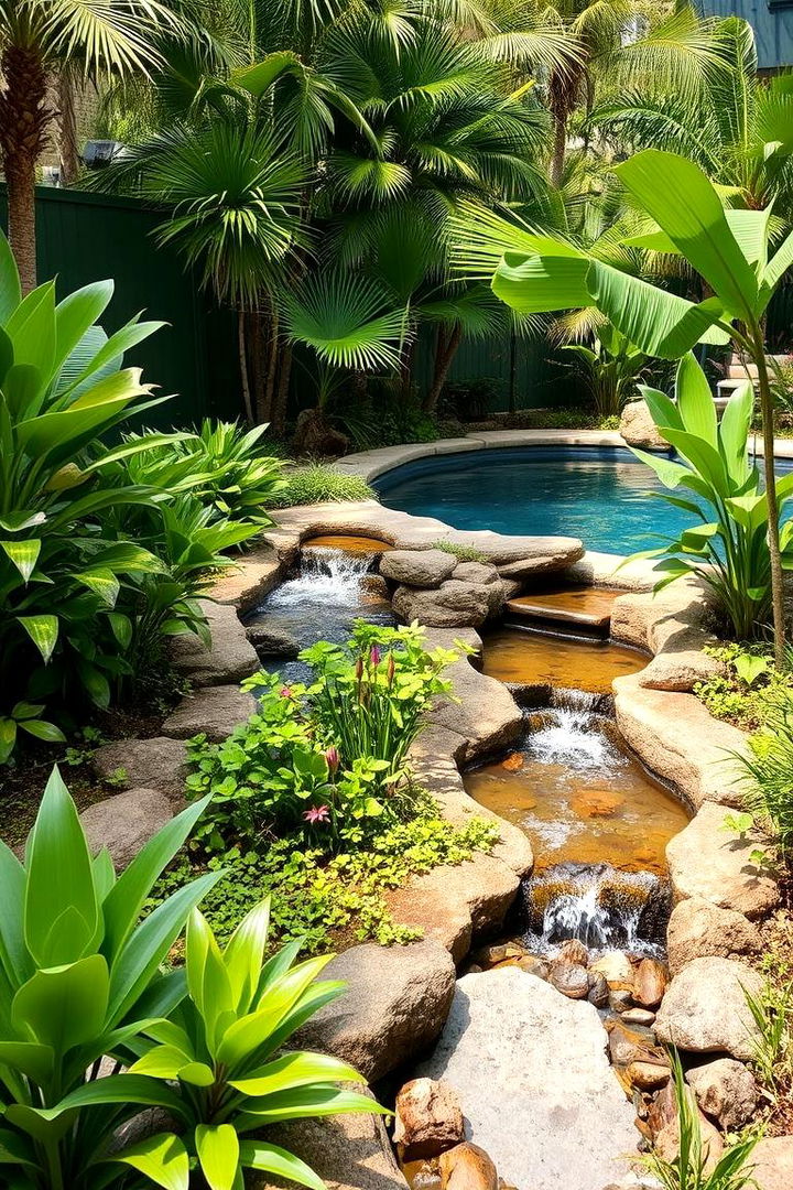 Rain Gardens and Eco friendly Drainage - 22 Tropical Pool Landscaping Ideas