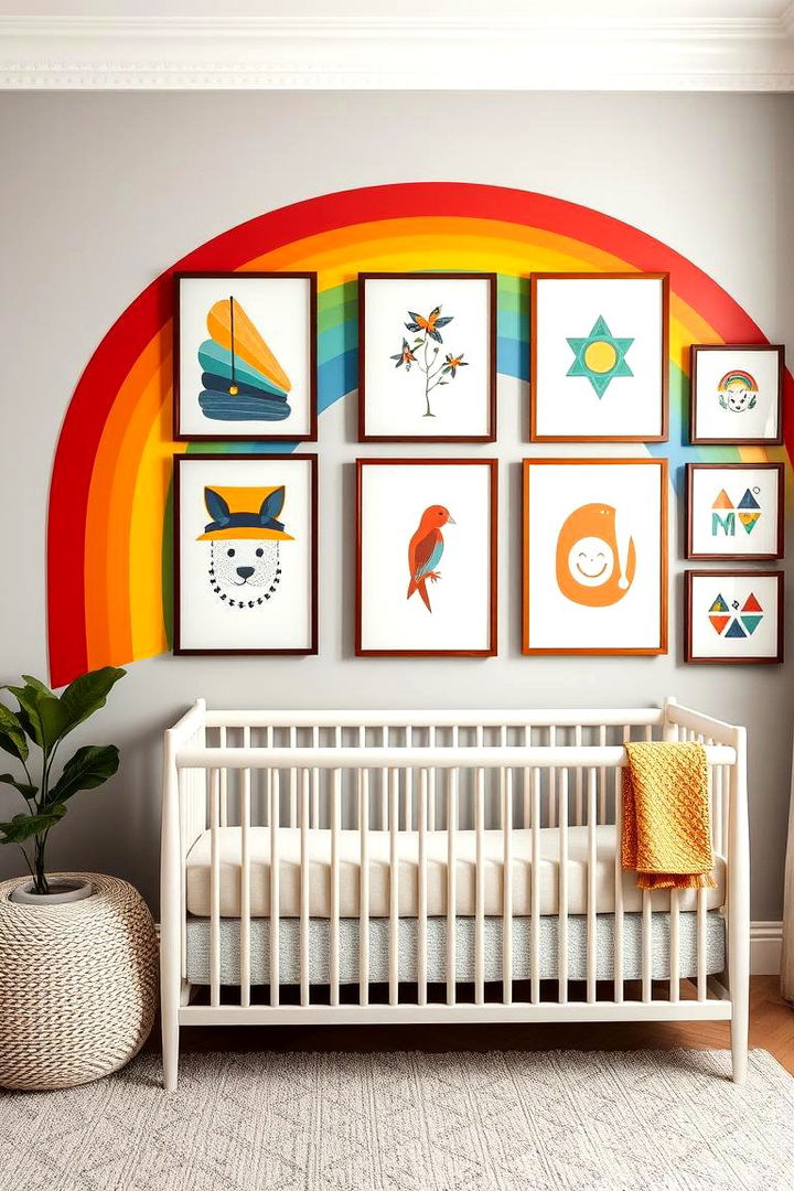 Rainbow Art Displays - 22 Rainbow Nursery Ideas