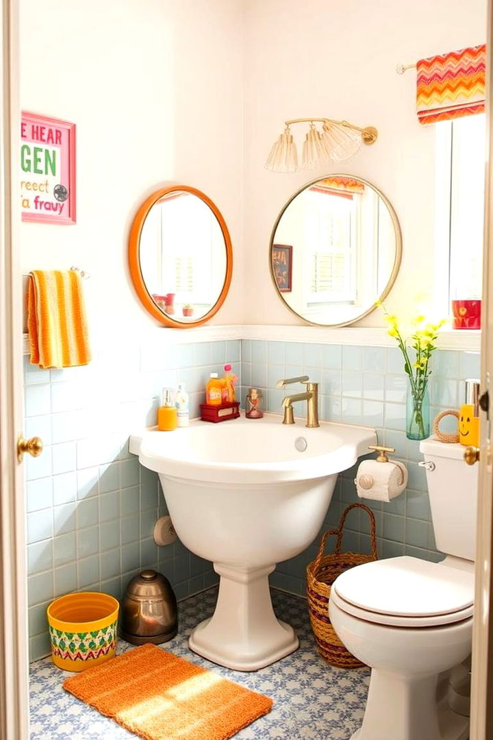 Rainbow Inspired Bathroom for Colorful Joy - 22 Kids Bathroom Ideas