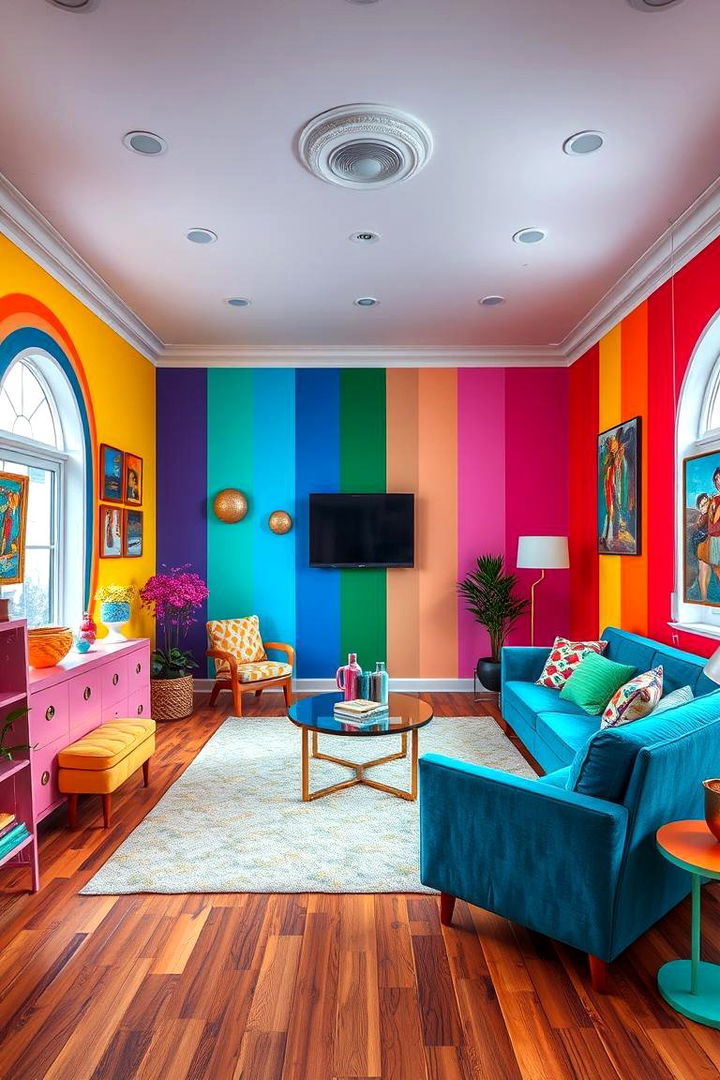Rainbow Spectrum - 22 Colorful Room Ideas