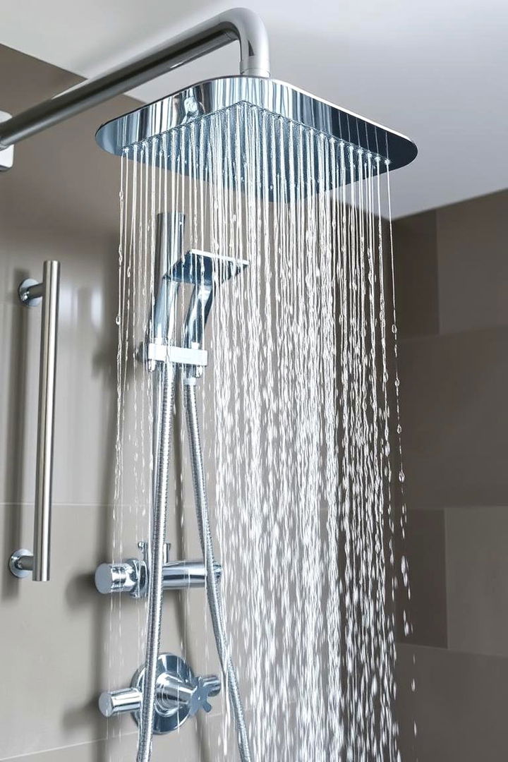 Rainfall Shower for Ultimate Relaxation - 22 Spa Like Bathroom Ideas