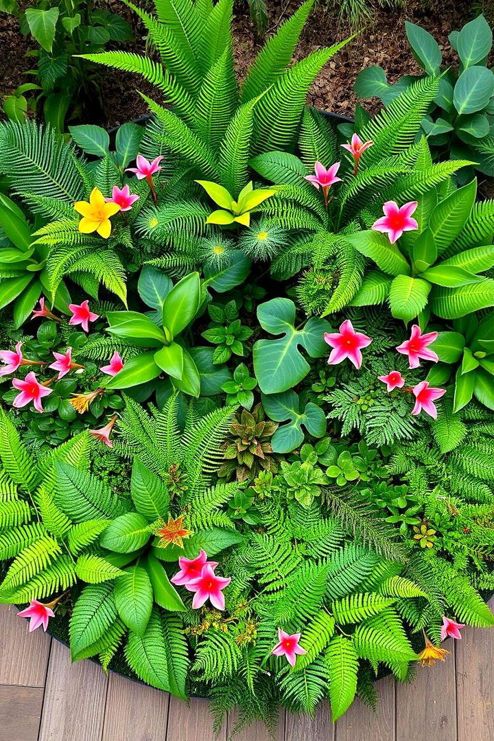 Rainforest Themed Round Bed - 22 Round Garden Bed Ideas