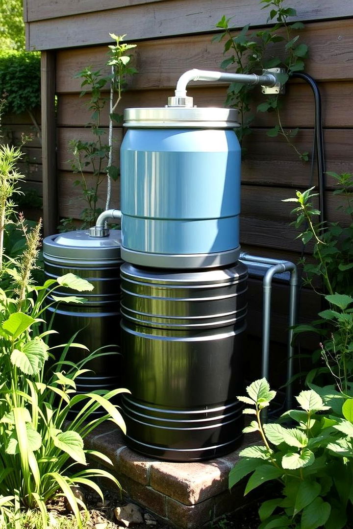 Rainwater Harvesting - 22 Low Maintenance Backyard Landscaping Ideas