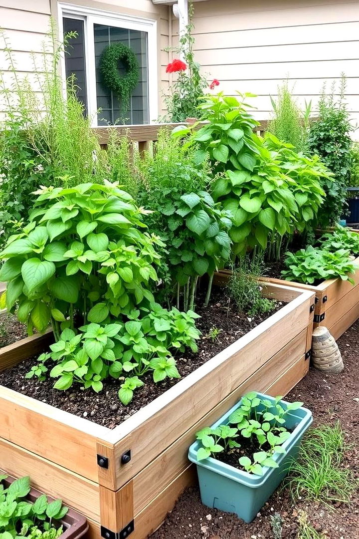 Raised Bed Living Dividers - 22 Garden Screening Ideas