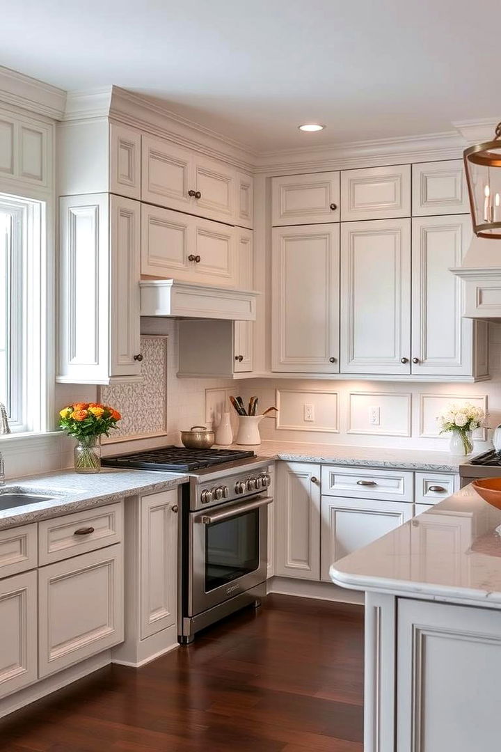Raised Panel Sophistication - 22 Kitchen Wainscoting Ideas