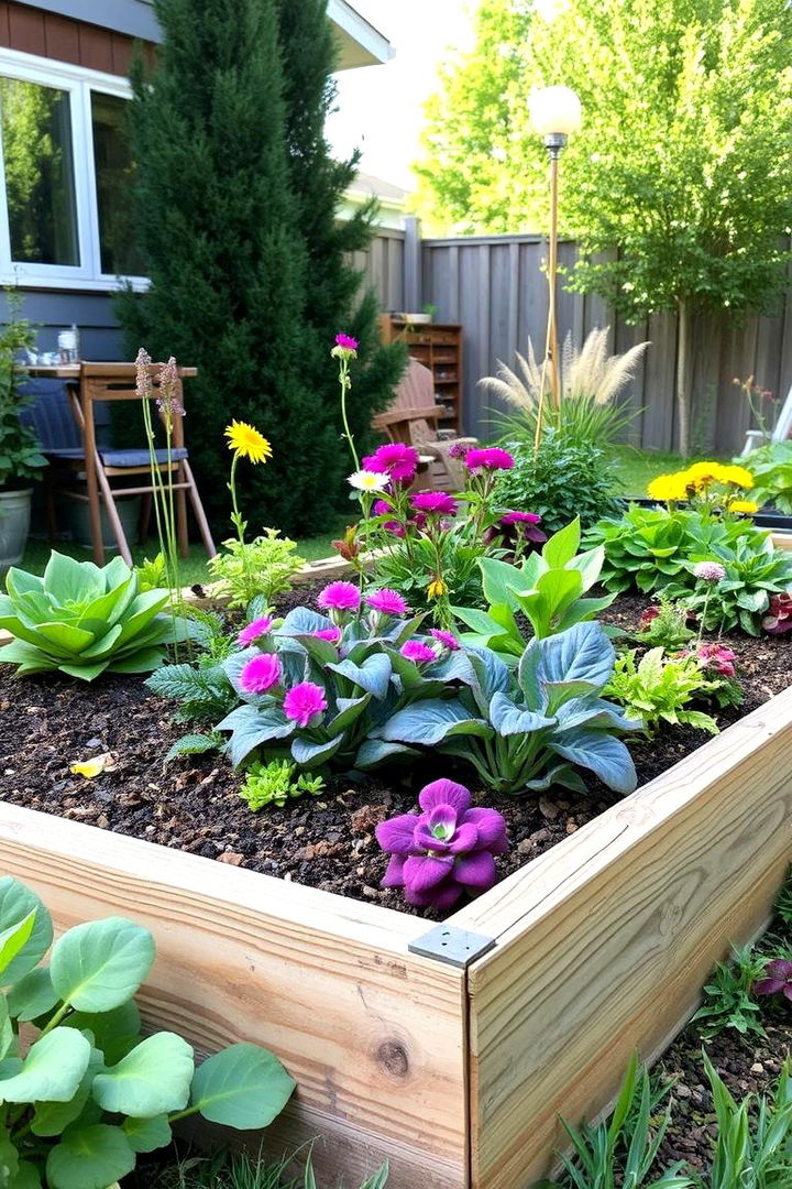 Raised Wood Edged Design - 22 Round Garden Bed Ideas