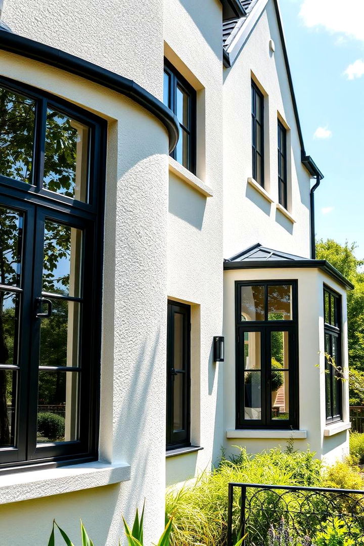 Raising Property Value with Distinct Design - 22 Houses With Black Windows