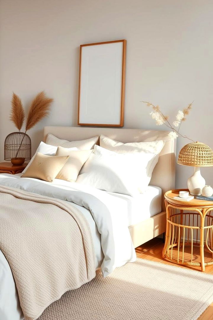 Rattan Bedside Tables - 22 rattan bedroom furniture ideas