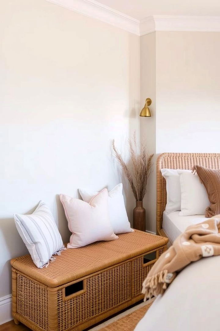 Rattan Bench Seating - 22 rattan bedroom furniture ideas