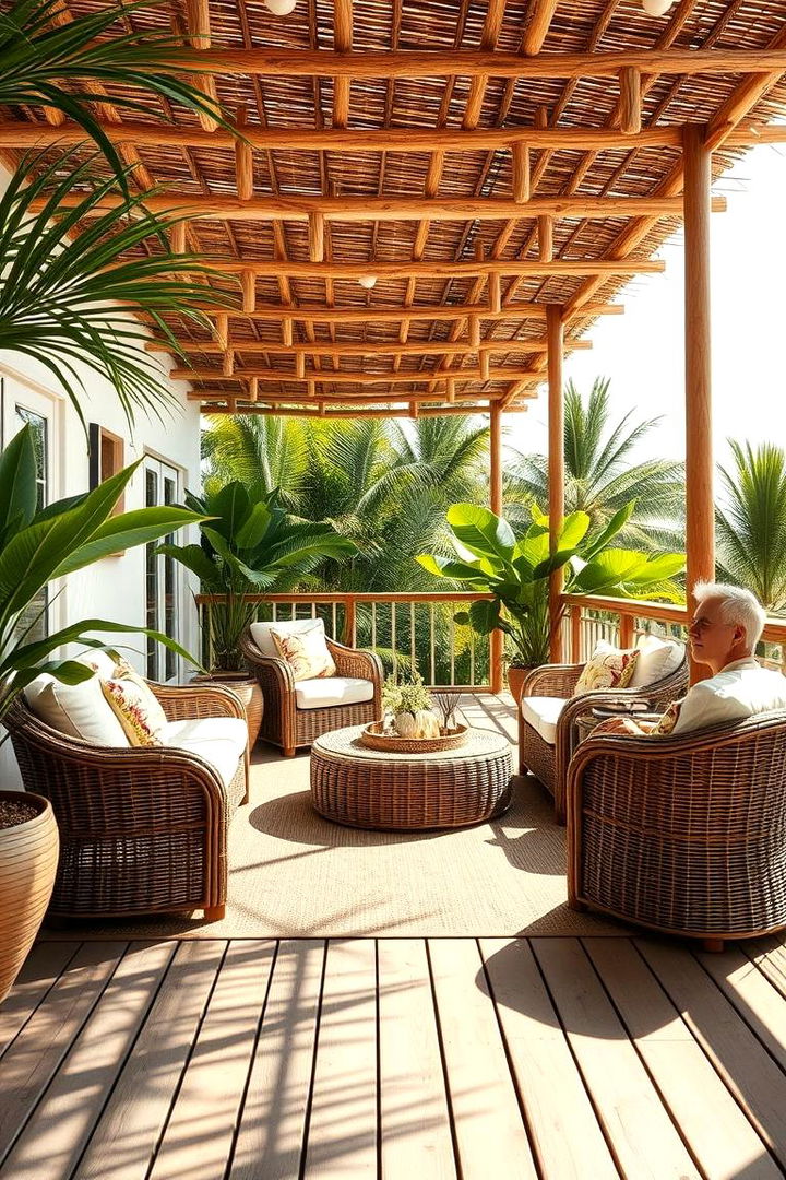 Rattan Lounge Seating - 22 Deck Seating Ideas