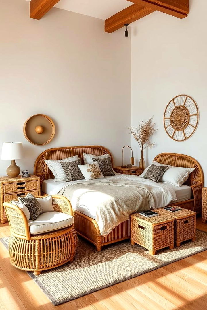Rattan Multifunctional Pieces - 22 rattan bedroom furniture ideas