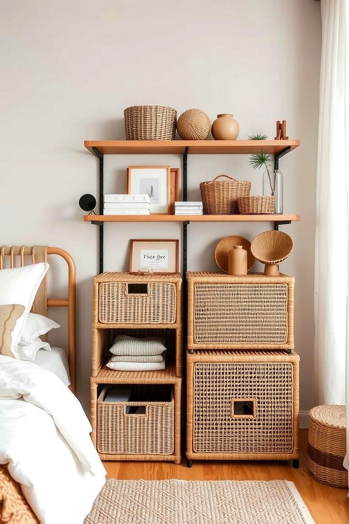 Rattan Storage Solutions - 22 rattan bedroom furniture ideas