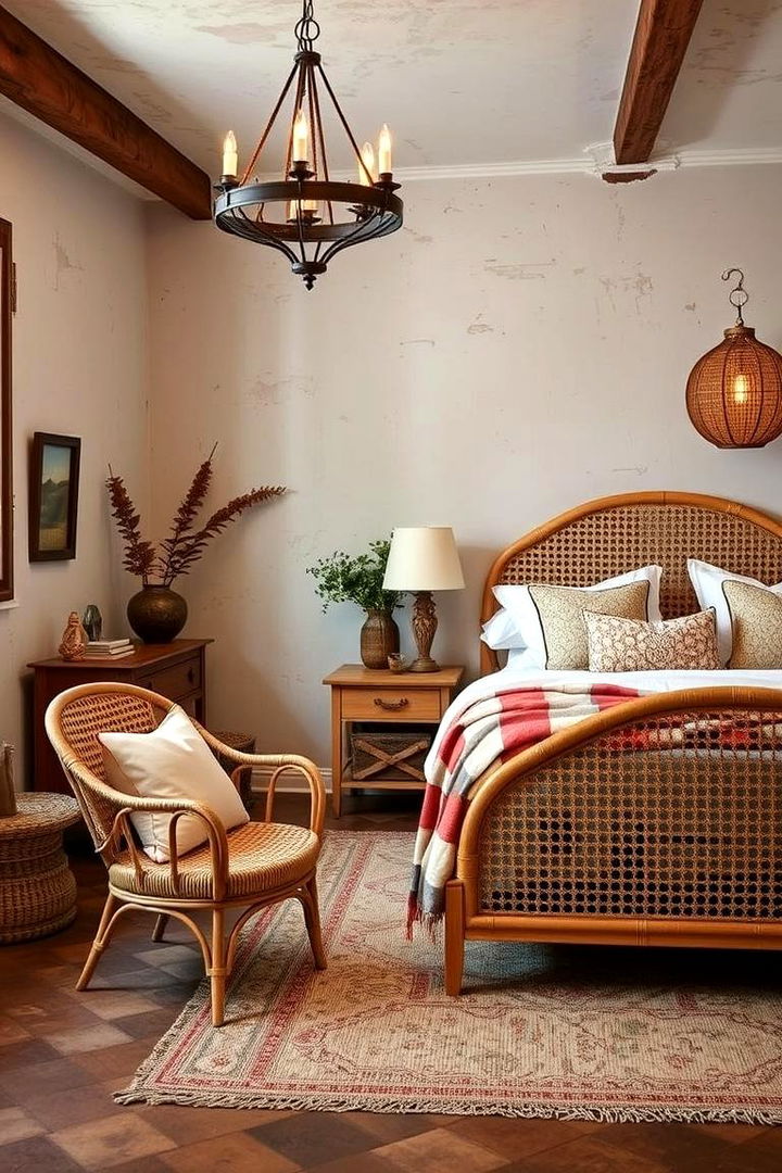 Rattan Vintage Revival Style - 22 rattan bedroom furniture ideas
