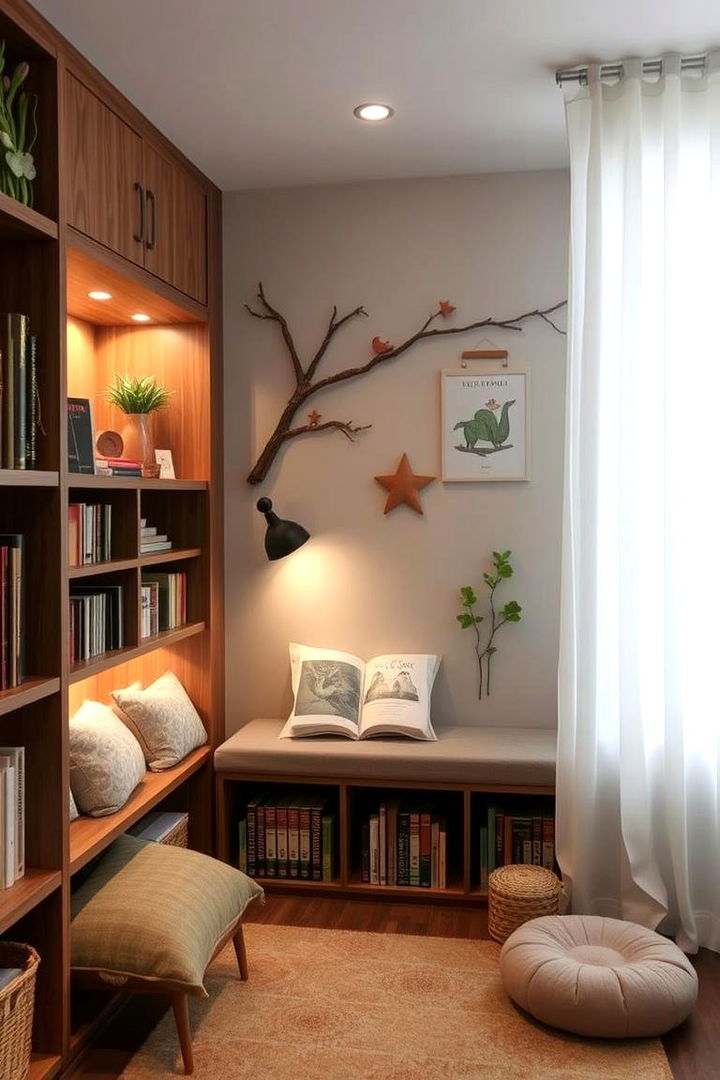 Reading Corners - 22 montessori nursery ideas