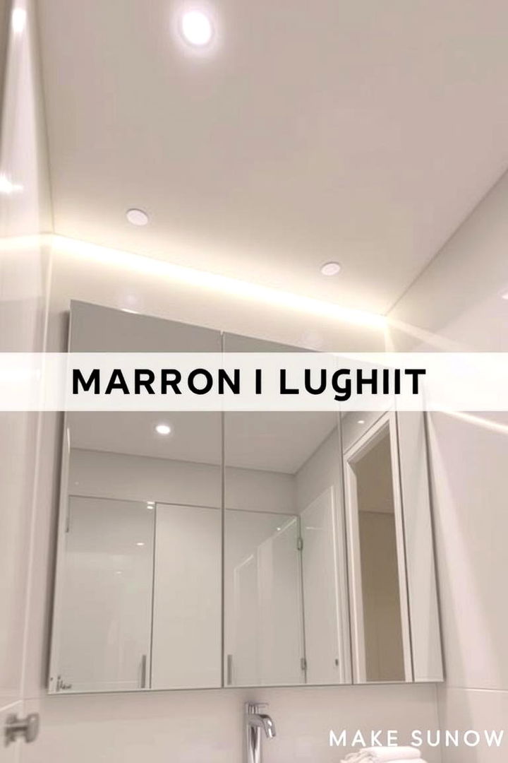 Recessed Mirror Lighting - 22 Bathroom Lighting Ideas Over Mirror