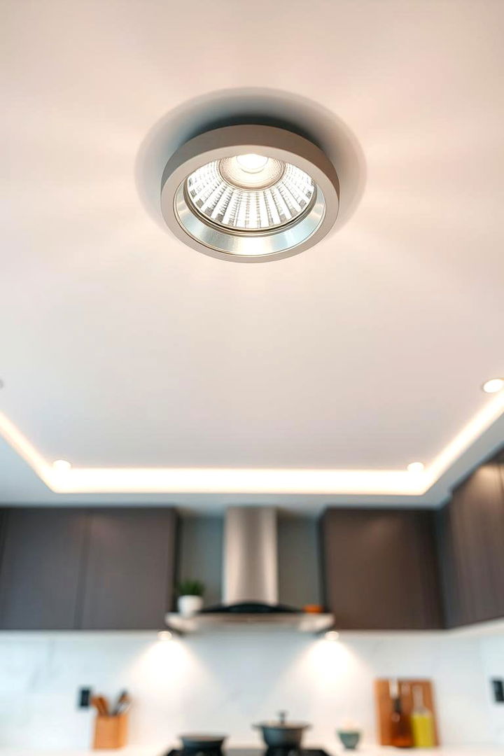 Recessed Spotlighting for Cooking Areas - 22 Small Kitchen Lighting Ideas