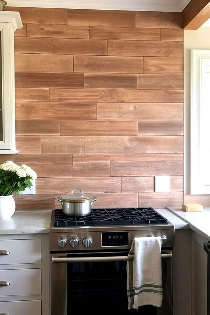 Reclaimed Barn Wood - 22 Rustic Backsplash Ideas