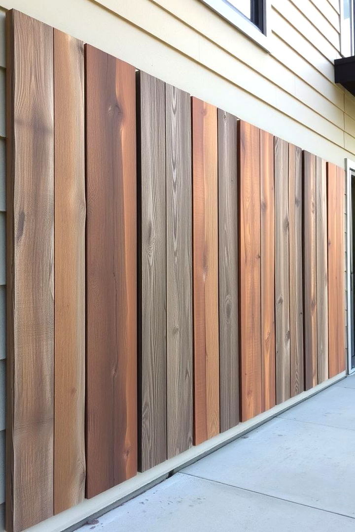 Reclaimed Barn Wood Art Panels Storytelling Through Grain - 22 Outdoor Wall Decor Ideas