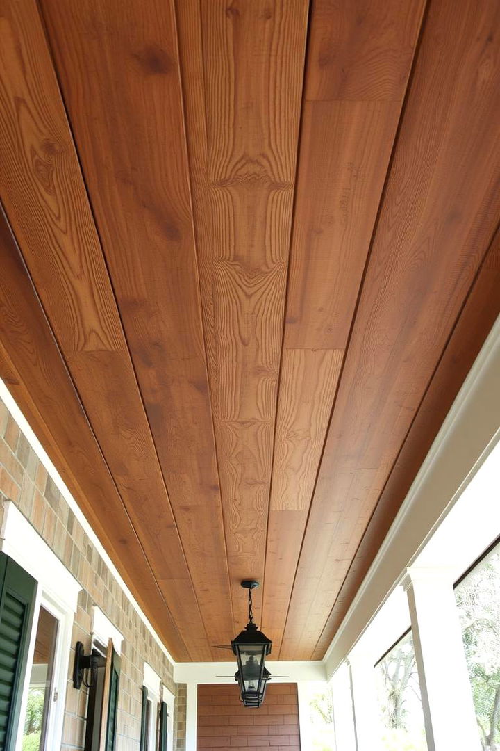 Reclaimed Barn Wood - 22 Porch Ceiling Ideas
