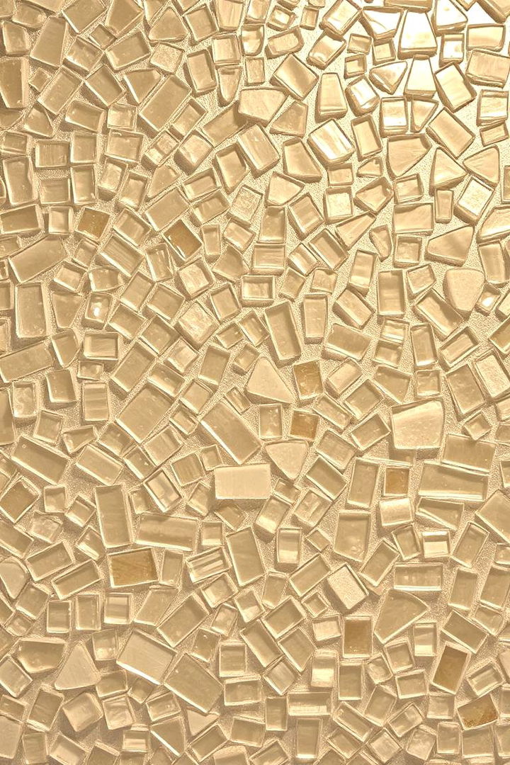 Reclaimed Glass Reflections - 22 Rustic Backsplash Ideas