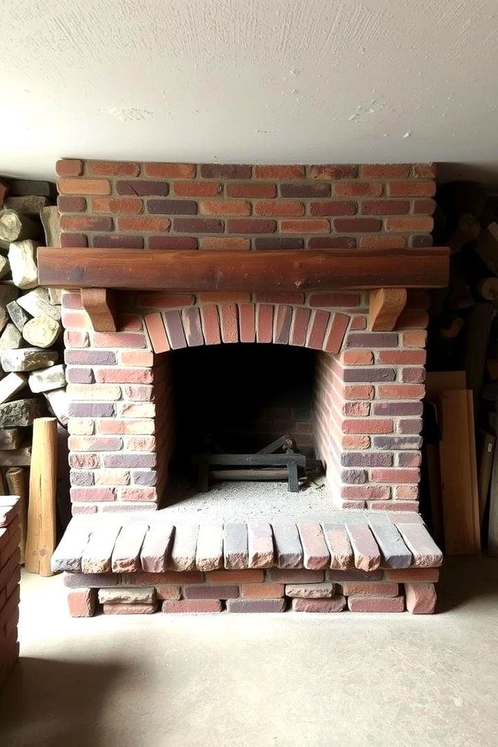 Reclaimed Material Revolution - 22 Basement Fireplace Ideas