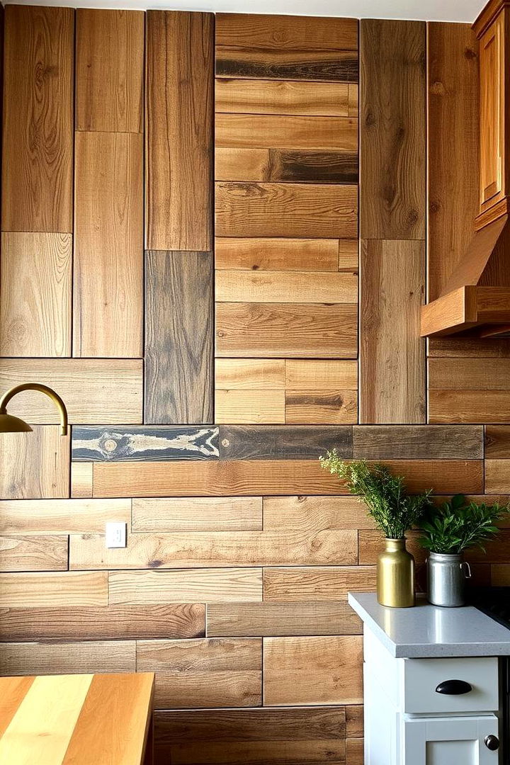 Reclaimed Wood Accents - 22 Farmhouse Kitchen Ideas
