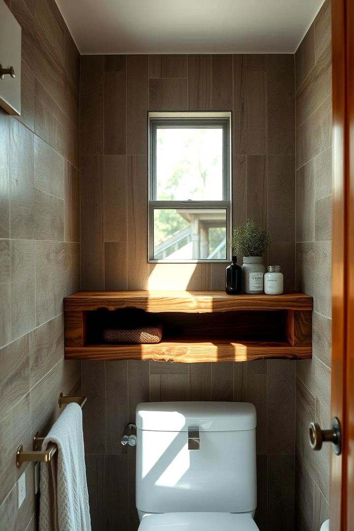 Reclaimed Wood Bathroom Shelves - 22 Bathroom Shelf Ideas
