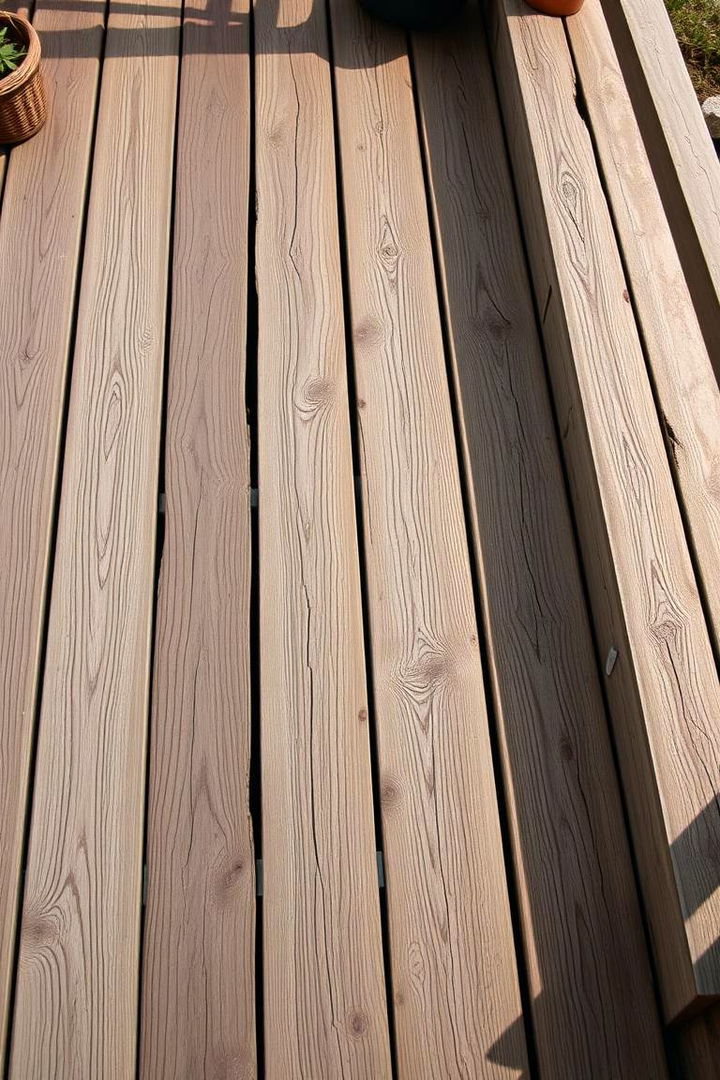 Reclaimed Wood Decking - 22 Deck Flooring Ideas