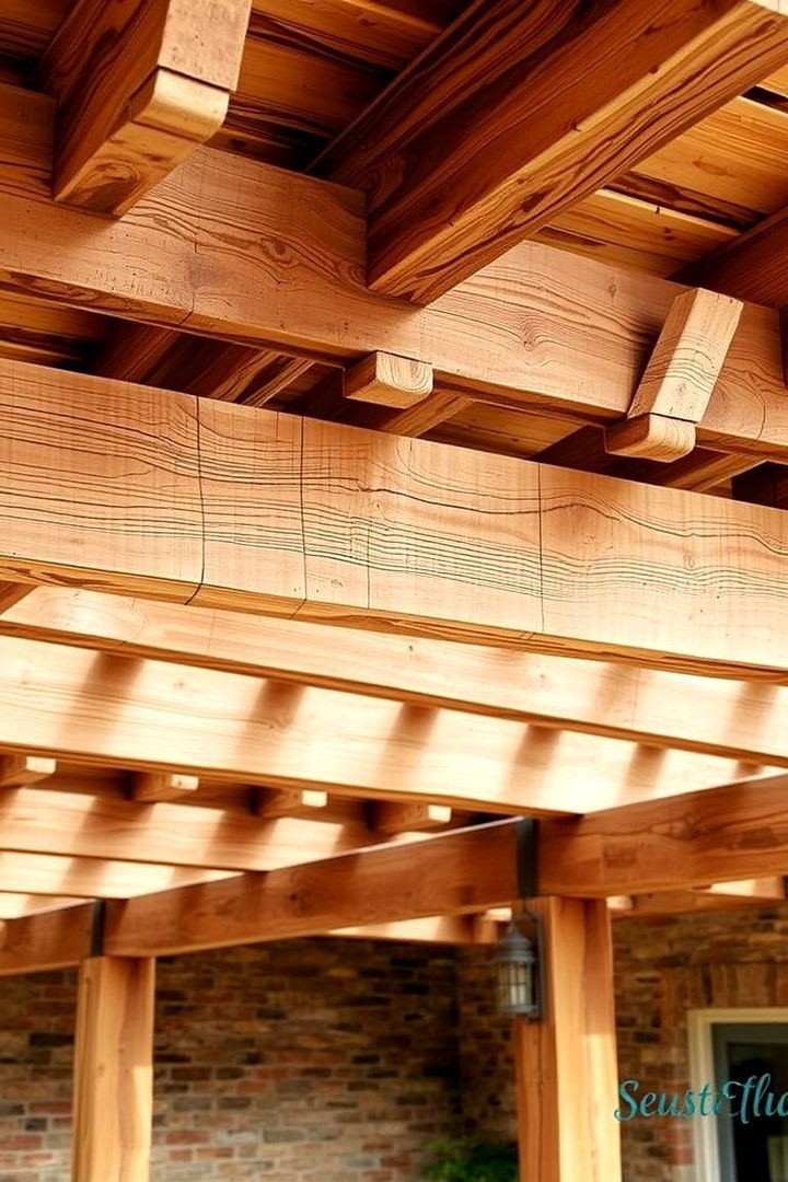 Reclaimed Wood Design - 22 Small Patio Pergola Ideas