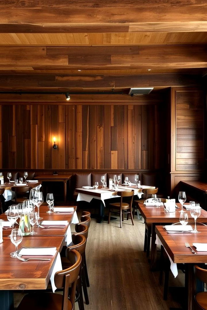 Reclaimed Wood Details - 22 Rustic Dining Room Ideas