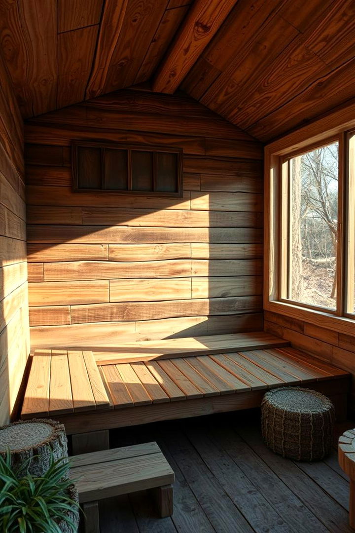 Reclaimed Wood Eco Sauna - 22 Outdoor Sauna Ideas