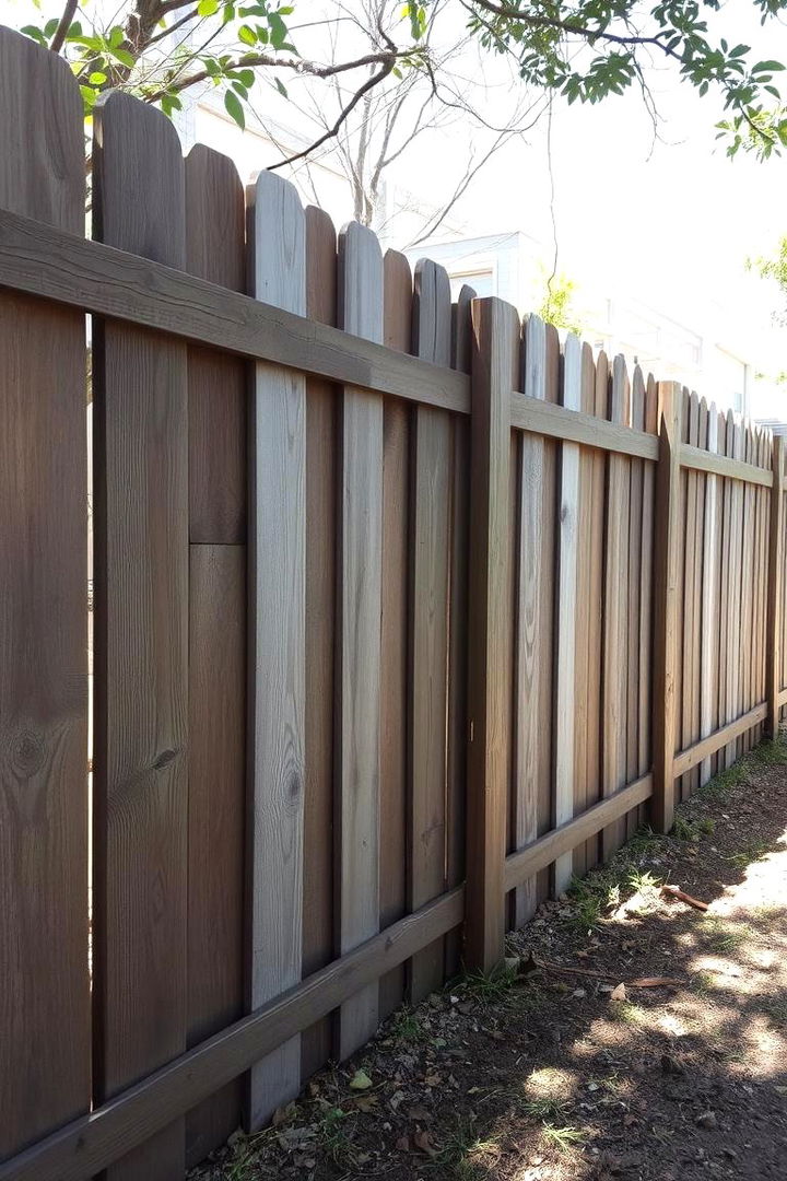 Reclaimed Wood Fence - 22 Temporary Fence Ideas