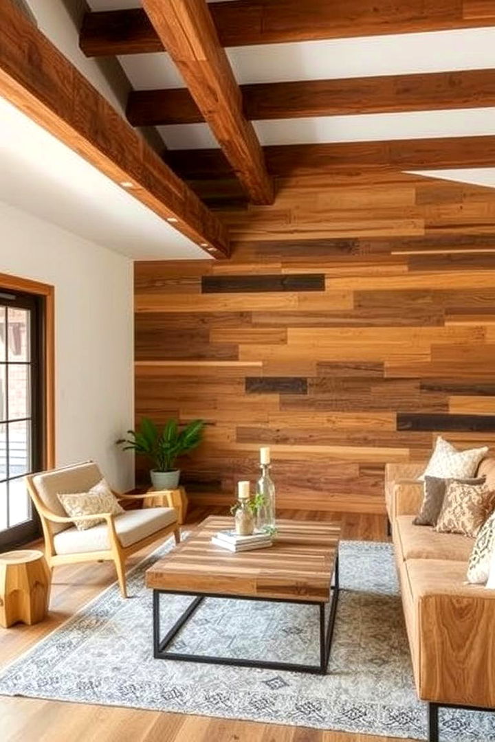 Reclaimed Wood Magic - 22 Country Living Room Ideas