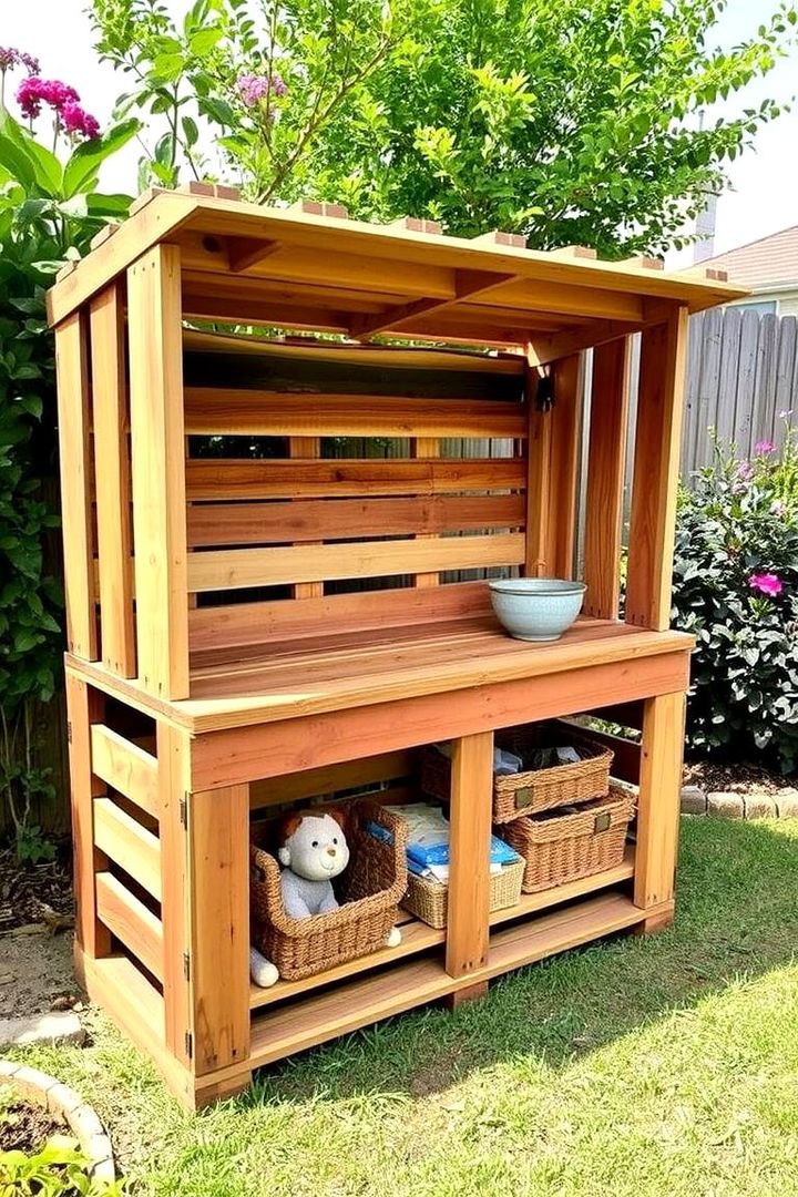 Reclaimed Wood Pallet Storage Creations - 22 Outdoor Storage Ideas