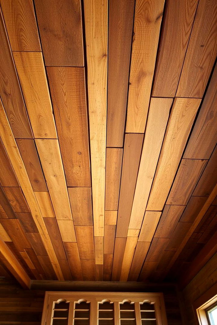 Reclaimed Wood Warmth - 22 Shed Ceiling Ideas