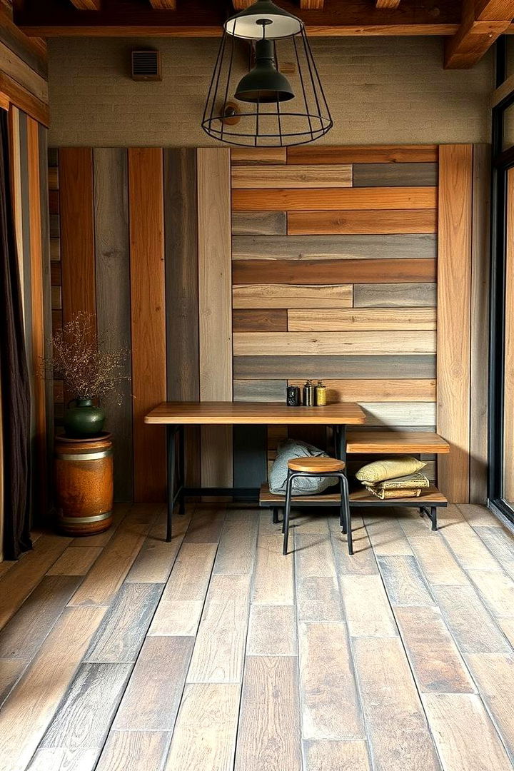 Reclaimed Wood for Warmth and Character - 22 Industrial Living Room Ideas