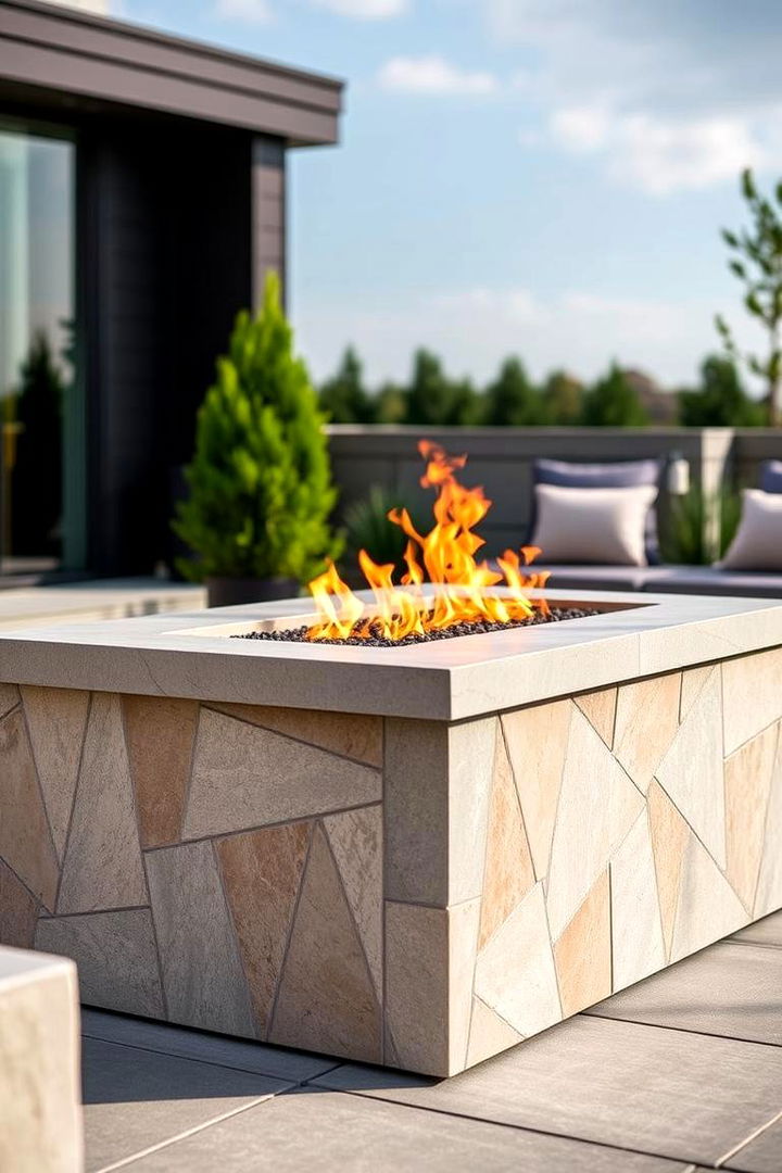 Rectangular Stone Fire Pit - 22 Stone Fire Pit Ideas
