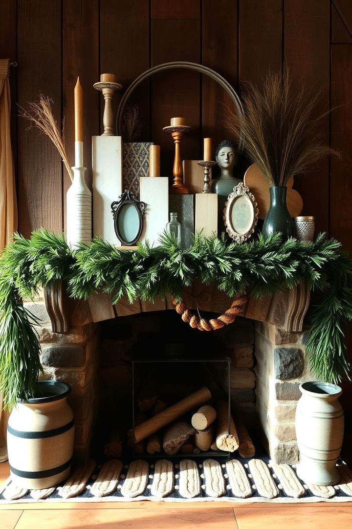 Recycled Element Revival - 22 Mantel Garland Ideas