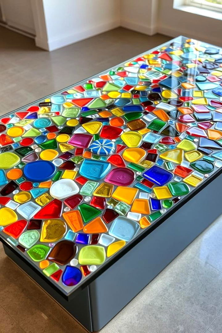 Recycled Glass Art - 22 non-floral wedding centerpiece ideas