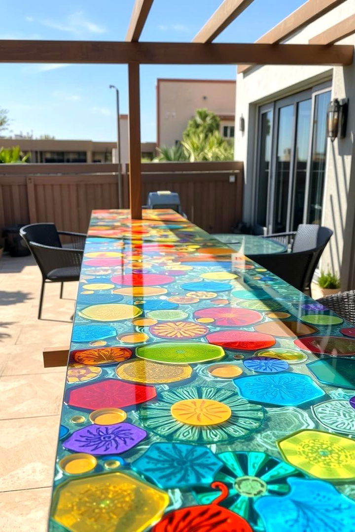 Recycled Glass Countertops - 22 Outdoor Countertop Ideas