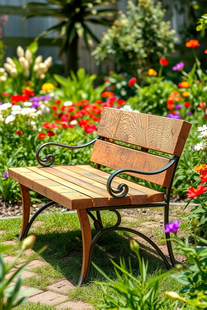 Recycled Material Benches - 22 Garden Seating Ideas